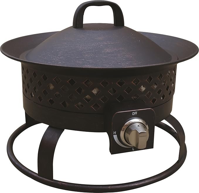 54,000 BTU Portable Steel Propane Fire Pit Image